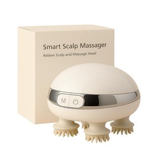 头部按摩器揉捏脑袋头痒电动疏通经络手爪挠头疗电动助眠按摩神器