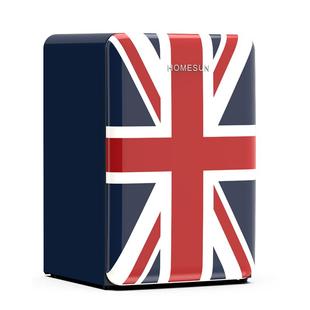 法国HOMESUN单门家用办公室宿舍小型冷藏冷冻高颜值网红复古冰箱