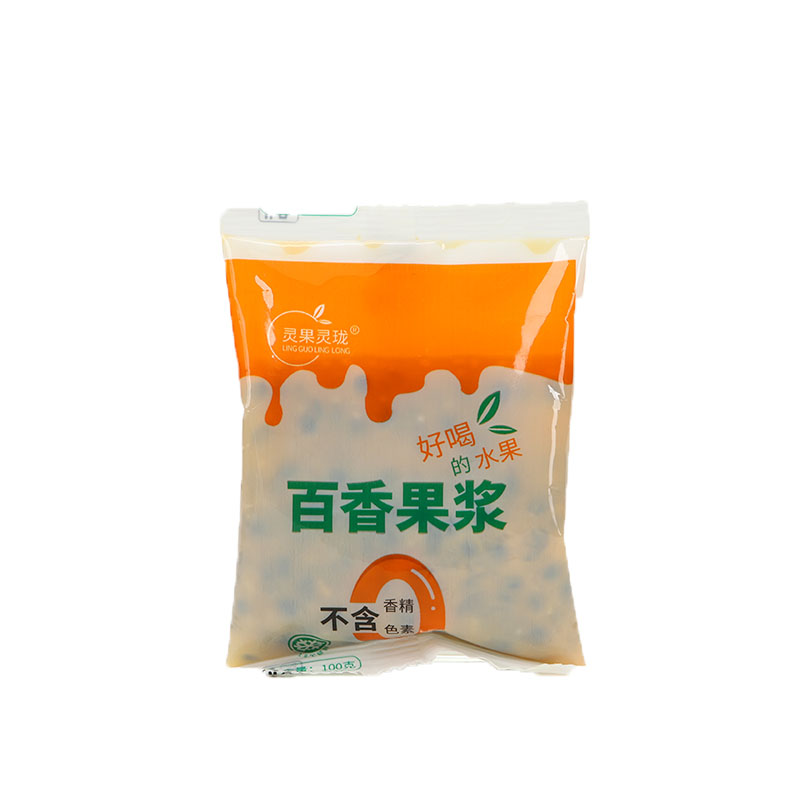 百香果酱小袋包装不用解冻等待