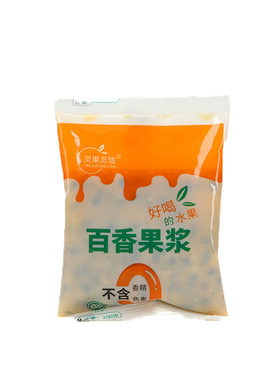 百香果酱小袋包装不用解冻等待