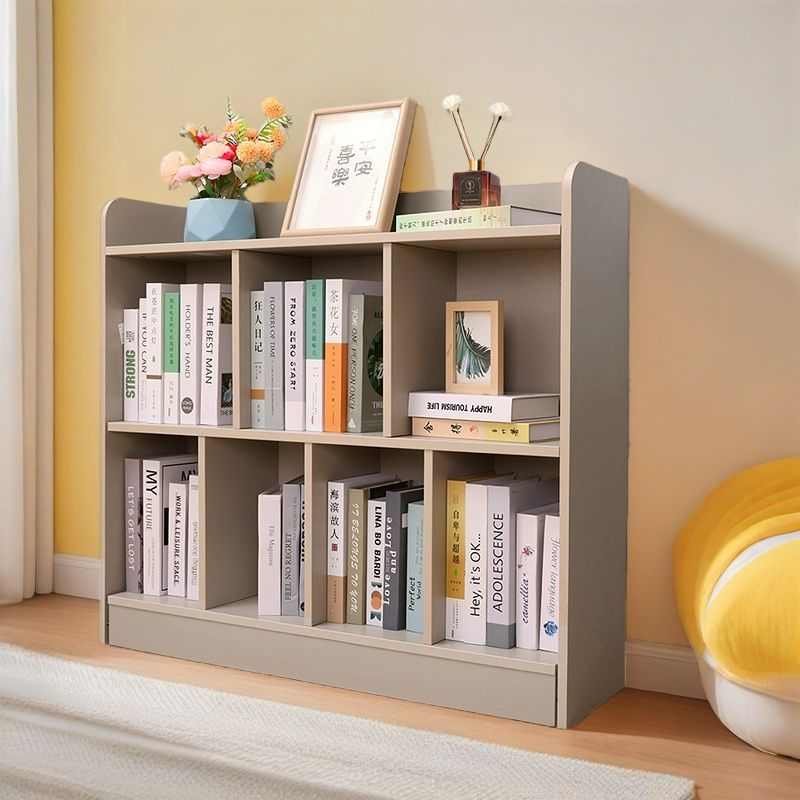 实木书架落地置物架家用简约现代靠墙儿童储物柜教室书柜学生书橱
