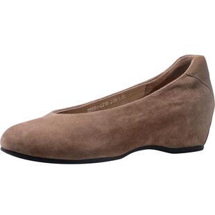 VDVC原创小众羊皮浅口圆头真皮内增高舒适奶奶鞋4cm百搭坡跟单鞋