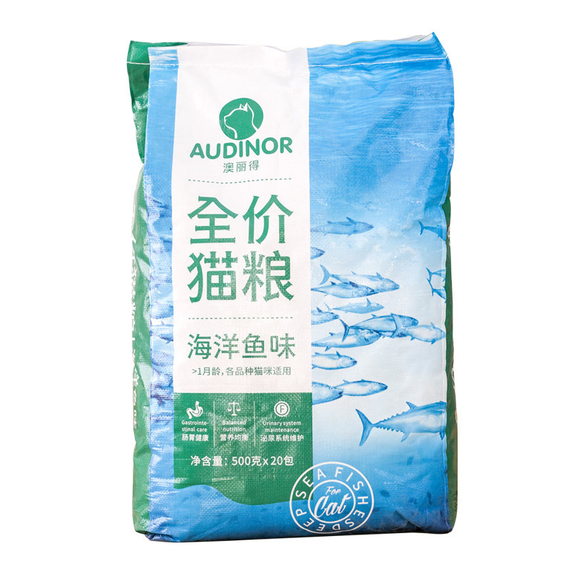 雷米高澳丽得猫粮增肥流浪成幼猫20斤500g20包英短布偶鱼猫粮10KG