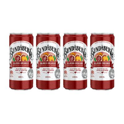 Bundaberg/宾得宝血橙气泡水4罐