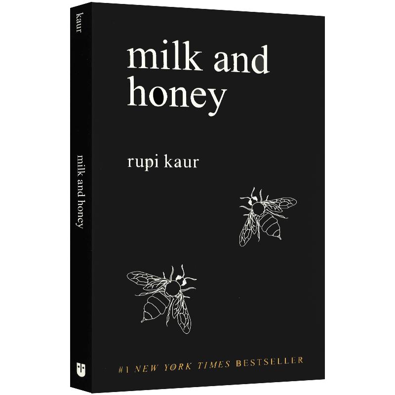 英文原版Milk and Honey牛奶与蜂蜜自传体诗集丁丁张推荐英文版进口心灵治愈作者露比考尔纽约时报畅销书诗歌milkandhoney