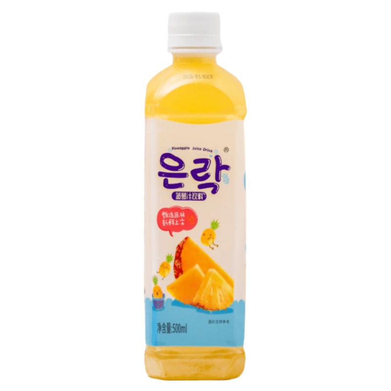 恩乐【ENLE】菠萝汁饮料含椰纤果厂家直销果汁果味饮品500ml*20瓶