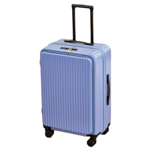 前开口行李箱大容量男女2025新款多功能深仓登机箱商务旅行拉杆箱