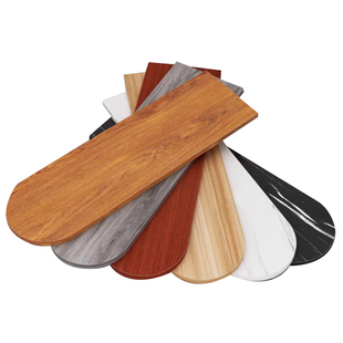 桌面板定制木板板材台面板餐桌茶几长条桌半圆置物板异形板免漆板