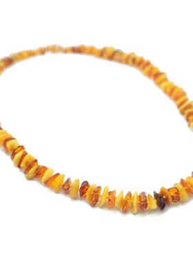 手工天然琥珀项链