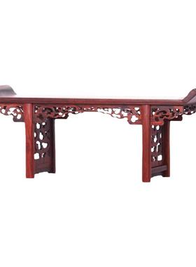 仿古风微型大红酸枝木雕工艺品