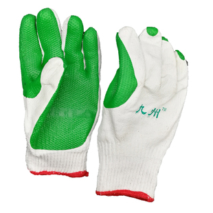 九州/齐鲁胶片手套防割防刺手套劳保手套浸胶耐磨工地劳保手套