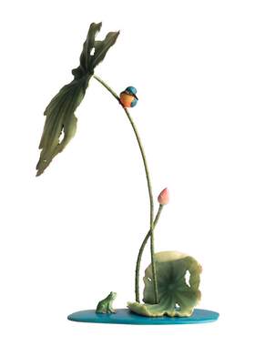 铜师傅《夏韵》铜摆件