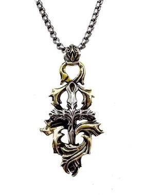 帝骁纯银s925黄铜圣光十字架吊坠