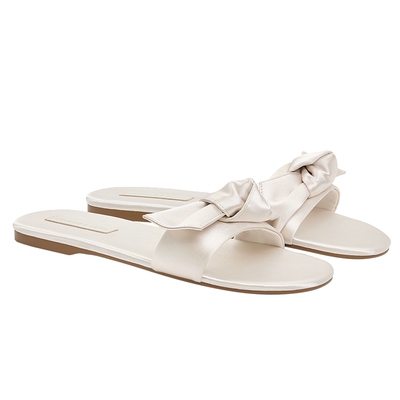 蝴蝶结平底凉拖鞋CHARLES&KEITH