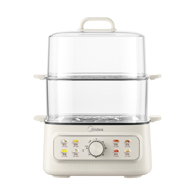 美的电蒸锅多功能家用三层蒸煮一体锅早餐机多层大容量2026年新款