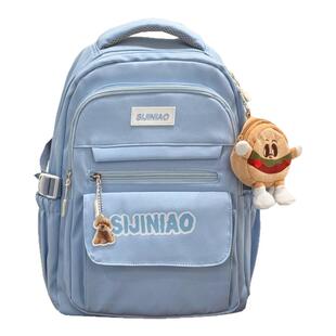 高颜值森系书包女生高中生初中学生双肩包大容量休闲百搭旅行背包