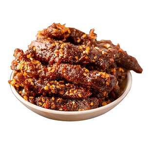 藏家阿哥麻辣牛肉条50g袋四川特产牛肉干办公室零食开袋即食