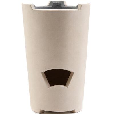 手工白泥炭火煮茶炉老式碳炉蜡烛