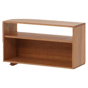 轻奢简约现代实木边柜侧边茶水柜小户型客厅家用电视柜杂志收纳柜