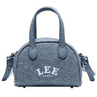 Lee官方斜挎包女生小号背包通勤挎包时尚轻便手提包百搭波士顿包