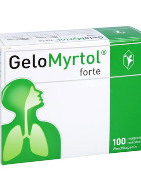 【自营】德国GELOMYRTOL吉诺通成人桃金娘油肠溶胶囊300MG 100粒