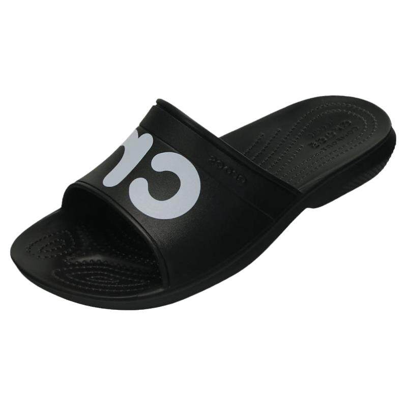crocs情侣黑色夏季轻质女鞋