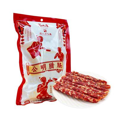 黑猪肉制作广味腊肠不添加淀粉