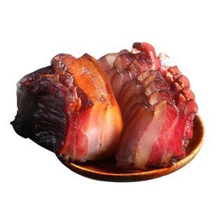 陕西安康石泉特产陕南腊肉农家镇坪柴火烟熏肉五花肉土猪肉