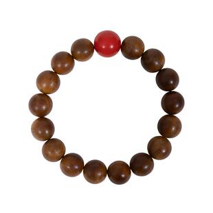 敦煌研究院鸿蕴敦煌朱砂沉香木手串 朱砂手链串珠男生冷门文玩