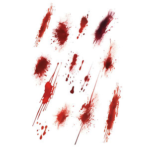 万圣节淤青纹身贴脸贴伤痕伤疤防水贴纸逼真仿妆男女妆容擦伤伤口