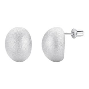 真我不凡小银豆金豆耳钉女925银针2025爆款明星同款镀金豆豆耳饰