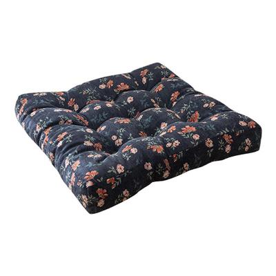 加厚方形灯芯绒海绵餐椅垫防滑餐桌椅子坐垫家用实木椅垫子垫现代