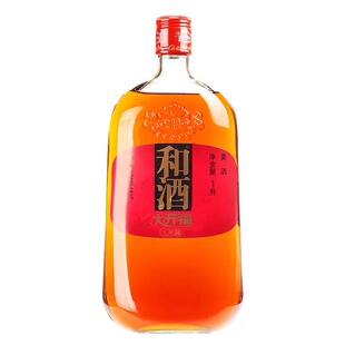 和酒大开福三年陈黄酒  海派上海老酒1L*6瓶  6升 整箱装