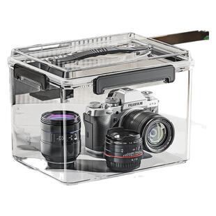 日本相机专用防潮箱佳能富士索尼数码镜头收纳密封箱加厚储物盒