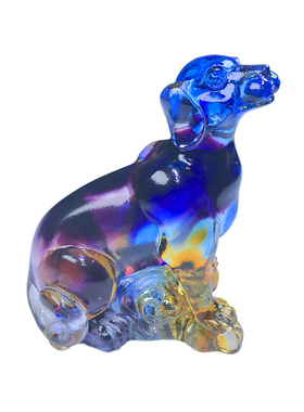 琉璃十二生肖全套招财狗生肖狗摆件工艺品高档家居装饰品生日礼物