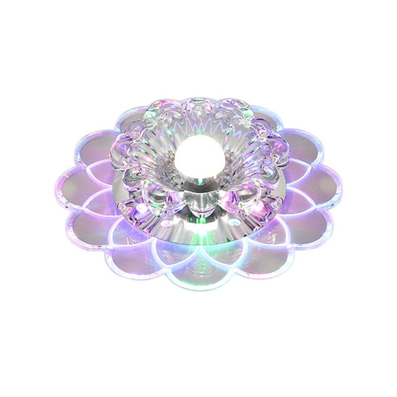 新款走廊灯过道灯吸顶灯现代简约玄关灯入户led水晶灯嵌入式筒灯