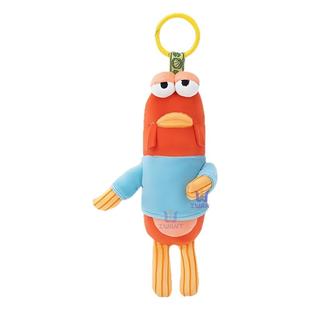 POPMART泡泡玛特共鸣比奇堡的居民们搞怪毛绒盲盒挂件海绵宝宝