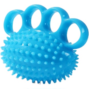 四指带刺握力球康复训练用按摩球老人锻炼手指力量压力球握力器材