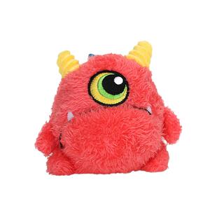 PET INN Qmonster 小怪兽宠物玩具狗狗发声玩具弹力球毛绒橡胶球