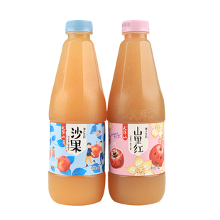 天拜山沙果蓝莓山里红沙棘果汁饮料380ml内蒙古扎兰屯特产