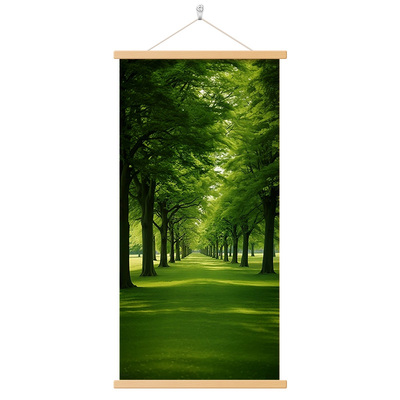 简约森林走廊过道挂画