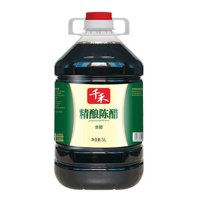 千禾精酿陈醋5L大桶装商用烹饪调味凉拌饺子醋火锅蘸料食用醋