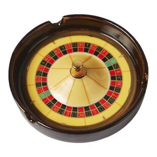 【POKERABOVE】创意个性俄罗斯轮盘陶瓷家用潮流娱乐办公室烟灰缸