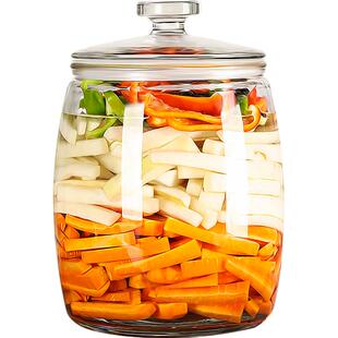 泡菜坛子玻璃瓶家用大口径食品级腌菜罐子玻璃咸菜酸菜腌菜密封罐