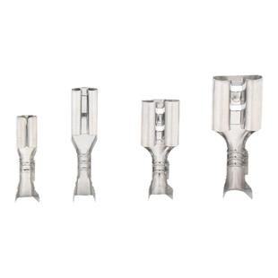 金属按钮尾部线连接器接插件套端子插簧带热缩管导线长20cm可定做