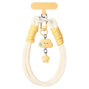 手机挂绳可爱卡通云朵短款好用结实编织女式高端好看防丢失防摔精致挂手腕相机钥匙扣diy装饰手机壳挂绳配饰