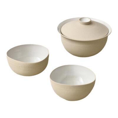 BASAO佰朔 Karina粗陶盖碗茶具器具德国进口茶器