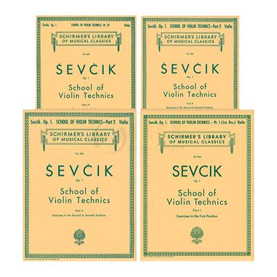 舍夫契克小提琴教材技巧教学