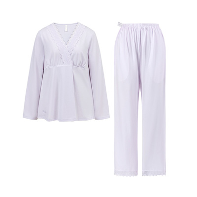 TugTug纯棉月子服鸢尾紫