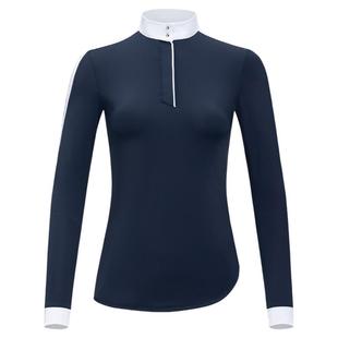 Mashang Equine女款赛事长袖T恤专业马术比赛训练上衣LSW513